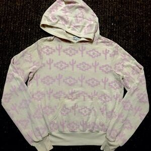 Wildfox Aztec Cactus Pullover Hoodie